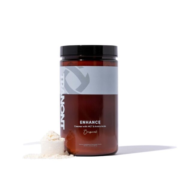 Tranont's Enhance a keto-friendly Creamer that contains MCT oil and Amino Acids