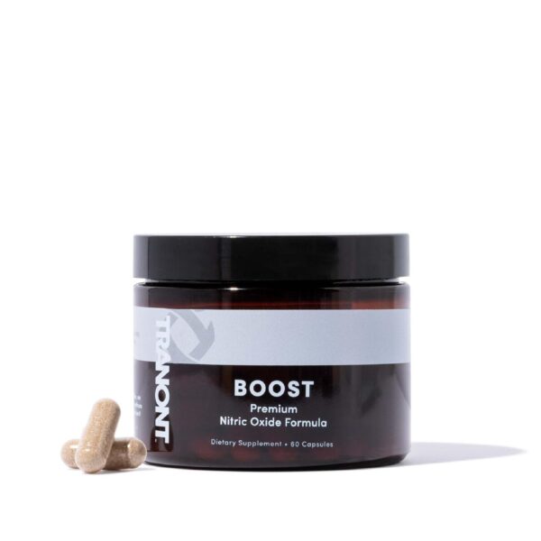 Tranonts Boost - Premium Nitric Oxide formula, supports healthy blood flow, circulation, and physical performance and recovery.