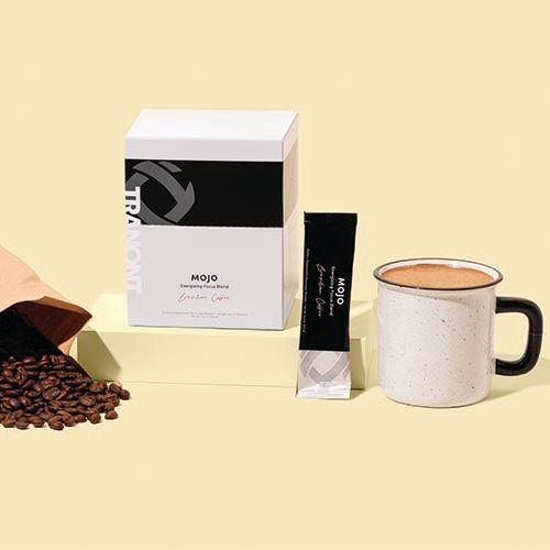 Try Mojo Energy Focus blend in Brazilian Coffee or Rich Chocolate